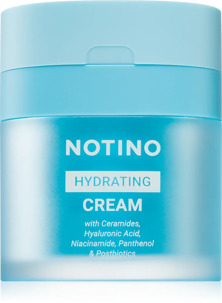 Notino Hydrating Cream with Ceramides, Hyaluronic Acid, Niacinamide, Panthenol & Postbiotics - Увлажняющий крем с керамидами, 50 мл