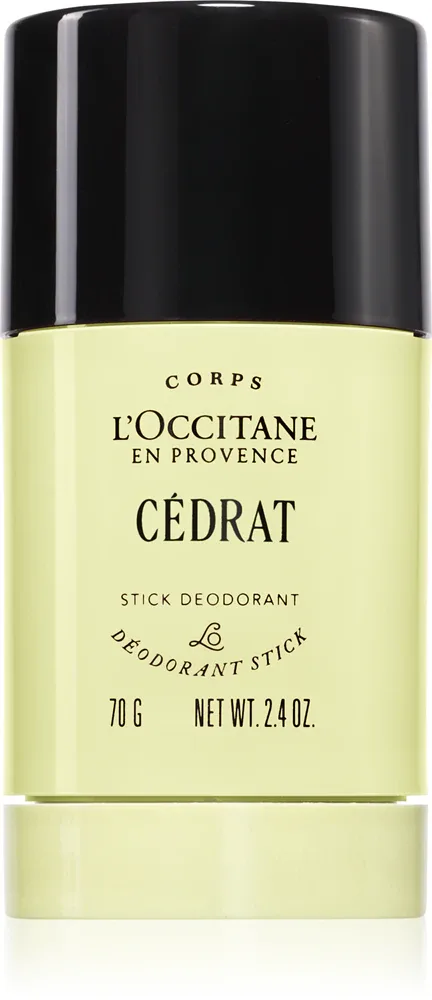 Дезодорант-стик L’Occitane Homme Cedrat мужской, с цитрусовым ароматом, 70 г