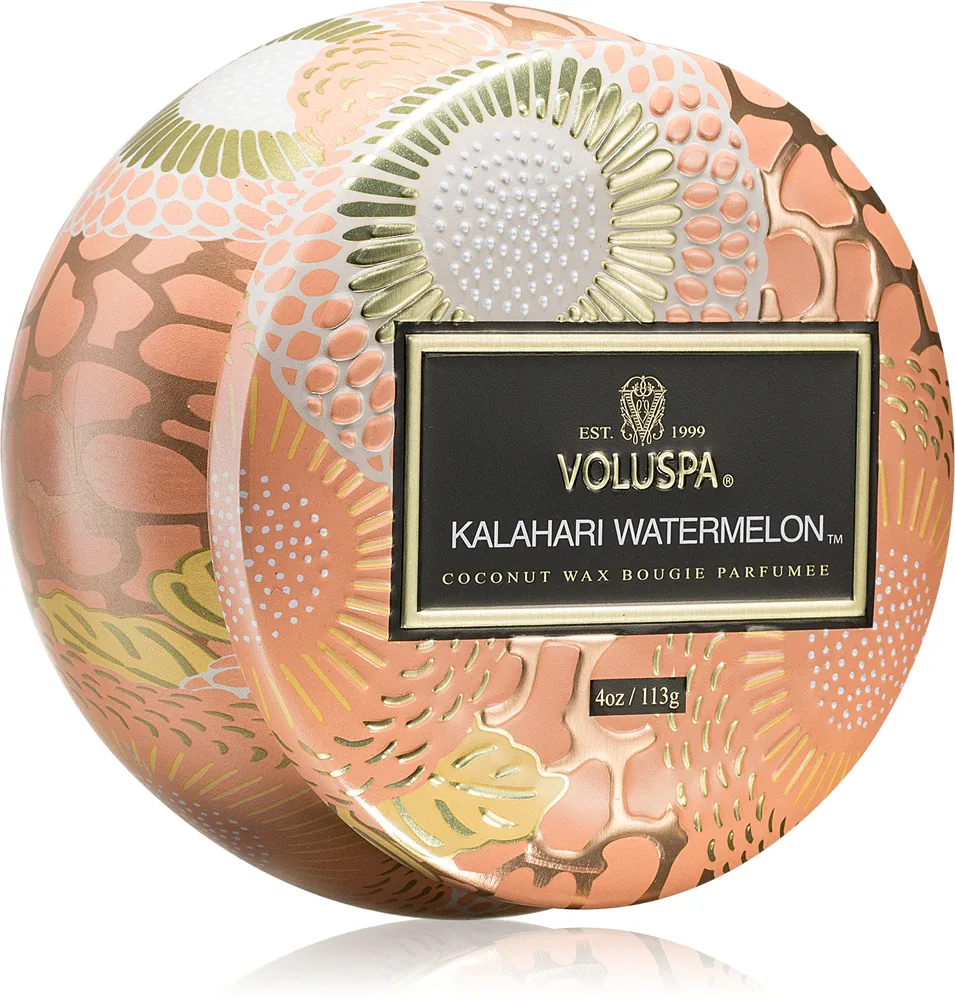 VOLUSPA Japonica Kalahari Watermelon - Ароматическая свеча в банке w puszcze, 113 г