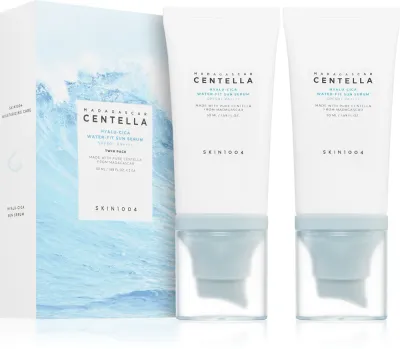 SKIN1004 Madagascar Centella Hyalu-Cica Water-Fit Sun Serum Twin Pack - Увлажняющая защитная сыворотка в двойной упаковке podwojne opakowanie, 2 мл