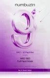 Маска для лица Numbuzin No. 9 NAD Bio Lifting-sil Full Face Mask увлажняющая, с коллагеном и пептидами, 4 шт — фото 1