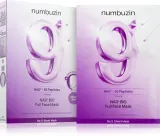 Маска для лица Numbuzin No. 9 NAD Bio Lifting-sil Full Face Mask увлажняющая, с коллагеном и пептидами, 4 шт — фото 2