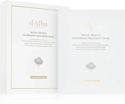 d'Alba White Truffle Nourishing Treatment Mask - Интенсивная увлажняющая маска для лица с успокаивающим действием, 5 мл