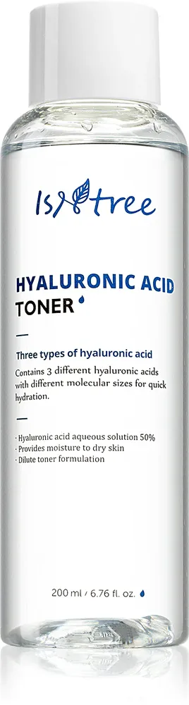 Isntree Hyaluronic Acid - Увлажняющий тоник для лица с гиалуроновой кислотой, 200 мл