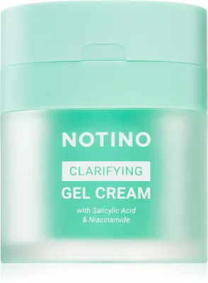 Notino Clarifying Gel Cream with Salicylic Acid and Niacinamide - Нежный очищающий крем-гель с салициловой кислотой и ниацинамидом, 50 мл