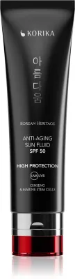 KORIKA Korean Heritage Ginseng & Marine Stem Cells Anti-aging Sun Fluid SPF 50 - Защитный флюид против старения кожи SPF 50, 50 мл