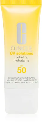 Clinique Sun UV Solutions Hydrating Sunscream SPF 50 - Увлажняющий крем для загара лица, 40 мл