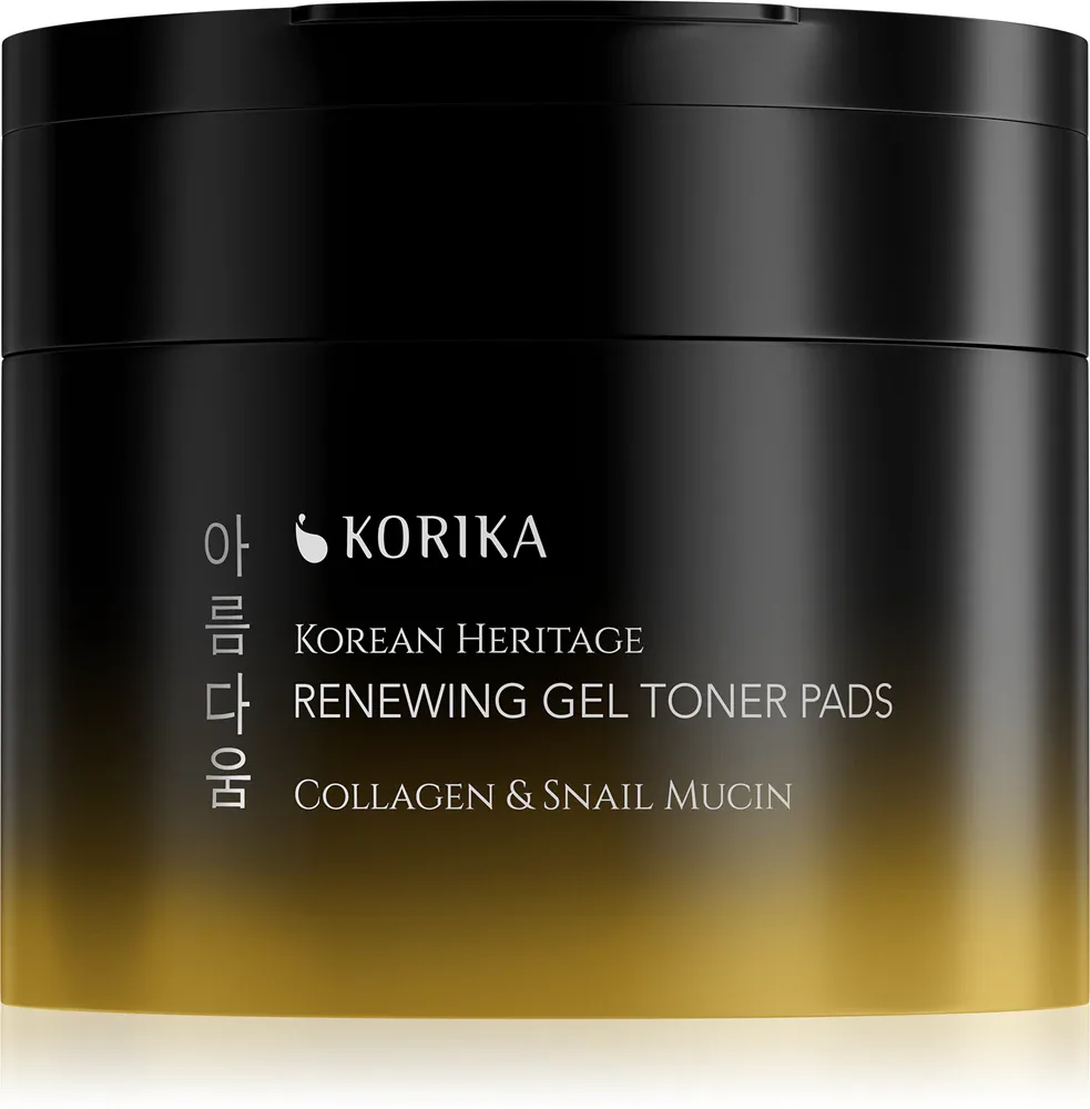 Диски тонизирующие для лица KORIKA Korean Heritage Collagen Snail Mucin гелевые, с коллагеном и экстрактом улитки, 70 шт