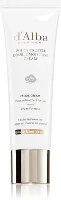 d'Alba White Truffle Double Moisture Cream - Питательный и успокаивающий увлажняющий крем для лица, 60 мл