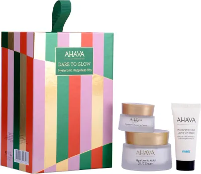 AHAVA Dare to Glow Hyaluronic Happiness Trio - Набор для интенсивного увлажнения