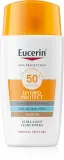 Флюид тонирующий для лица Eucerin Sun Hydro Protect солнцезащитный SPF 50+, с гиалуроновой кислотой, 50 мл, оттенок Medium — фото 1