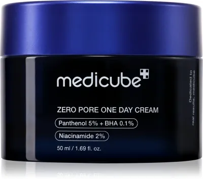 medicube Zero Pore One Day Cream - Легкий увлажняющий крем для сужения пор, 50 мл