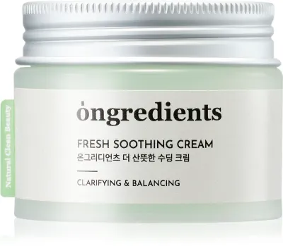 Ongredients Fresh Soothing Cream - Легкий увлажняющий гель-крем, 50 мл