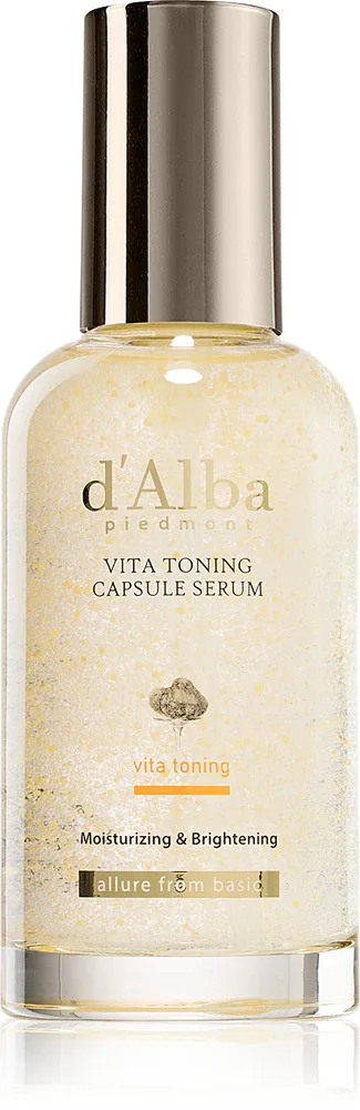 d'Alba Vita Toning Capsule Serum - Сыворотка для лица, осветляющая против пигментации кожи, 100 мл