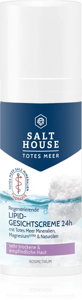 Salt House Dead Sea Therapy Lipid Face Cream - Увлажняющий крем для лица с липидами, 50 мл