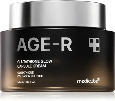 medicube Age-R Glutathione Glow Capsule Cream - Интенсивный антивозрастной крем для осветления и увлажнения, 50 мл