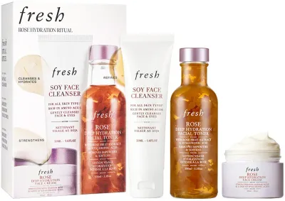 fresh Rose Hydration Ritual - набор для ухода за кожей, 1 шт