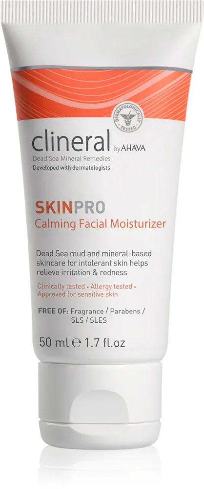 AHAVA Clineral SKINPRO - Успокаивающий увлажняющий крем для чувствительной и аллергической кожи, 50 мл