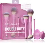 BrushArt Double Duty 5-Piece Essentials Brush & Sponge Set - набор кистей, 5 шт — фото 1