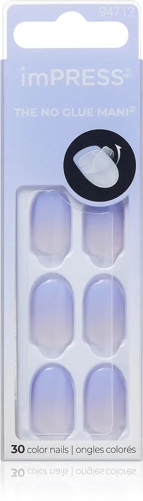 KISS imPRESS The No Glue Mani - Самоклеящиеся искусственные ногти, 30 шт