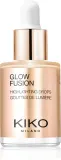 KIKO Milano Glow Fusion Highlighting Drops - Жидкий отбеливающий крем для лица, 9.5 мл, оттенок 03 Gold Mine — фото 1