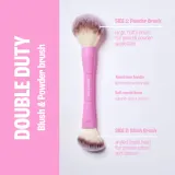 BrushArt Double Duty Blush & Powder brush - Кисть для румян и пудры двусторонняя, 1 шт — фото 5