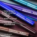 KIKO Milano Super Colour - Водостойкий подводка для глаз, оттенок 01 White — фото 4