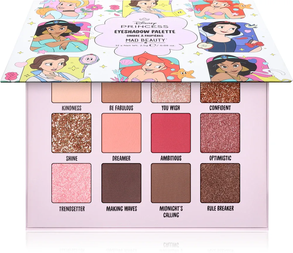 Mad Beauty Disney Princess Express Yourself - Палетка теней для век, 12 г
