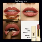 Yves Saint Laurent Rouge Pur Couture - Помада с увлажняющим действием, 3.8 г, оттенок 156 Nu Transgression — фото 3