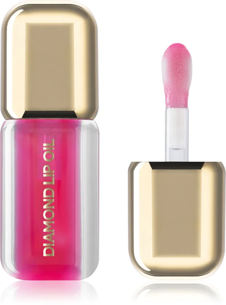 Dermacol Diamond Lip Oil - Тонизирующее масло для губ с эффектом увеличения, 4 мл, оттенок 05 Rose Flame