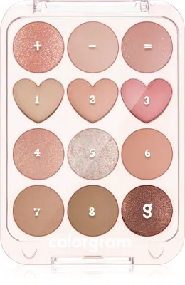 Colorgram Pin Point Eyeshadow Palette - Палетка теней для век, придающая идеальный вид, 9.9 г