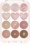 Colorgram Pin Point Eyeshadow Palette - Палетка теней для век, придающая идеальный вид, 9.9 г, оттенок 02 Pink+Mauve — фото 1