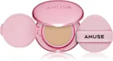 AMUSE Dew Power Vegan Cushion - Долговременное тональное средство в губке для осветления и выравнивания кожи, 15 г, оттенок 03 Honey — фото 1