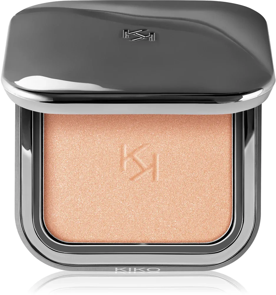 KIKO Milano Glow Fusion Powder Highlighter - Пудровый компактный хайлайтер, 5 г, оттенок 02 Heavenly Gold