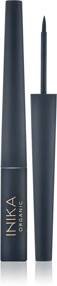 INIKA Organic Liquid Eyeliner - Жидкая подводка для глаз, 3.5 мл, оттенок Black