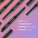KIKO Milano Long Lasting Eyeshadow Stick - Долговременные тени для век в карандаше, оттенок 25 Light Blue — фото 4