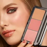 KIKO Milano Multi Finish Trio - Палетка многофункциональная, 7 г, оттенок 01 Coral — фото 3