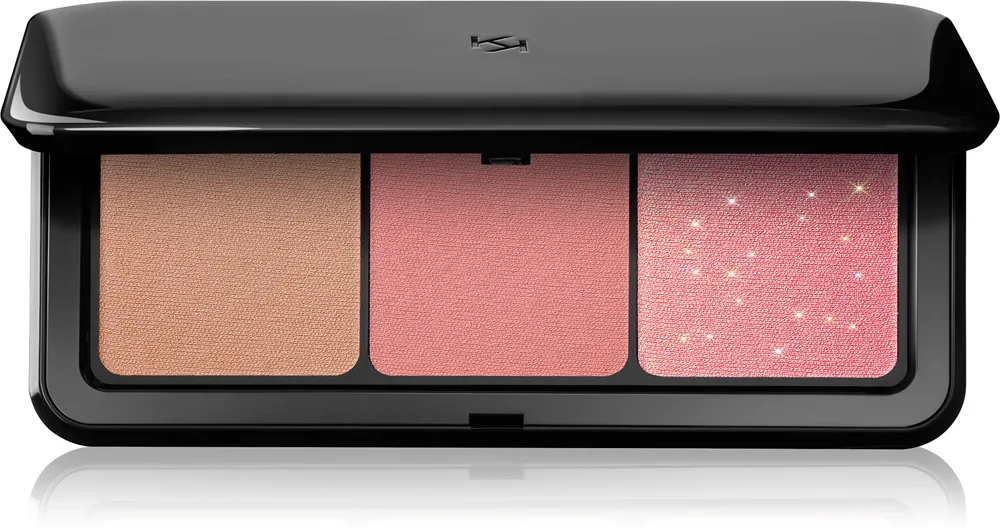 KIKO Milano Multi Finish Trio - Палетка многофункциональная, 7 г, оттенок 02 Mauve