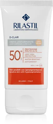 Rilastil D-Clar - Защитный тонирующий крем против пигментации SPF 50+, 40 мл