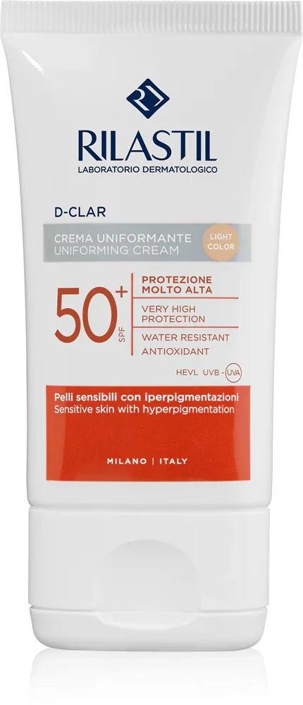 Rilastil D-Clar - Защитный тонирующий крем против пигментации SPF 50+, 40 мл, оттенок Light 40 мл (RIL01758)
