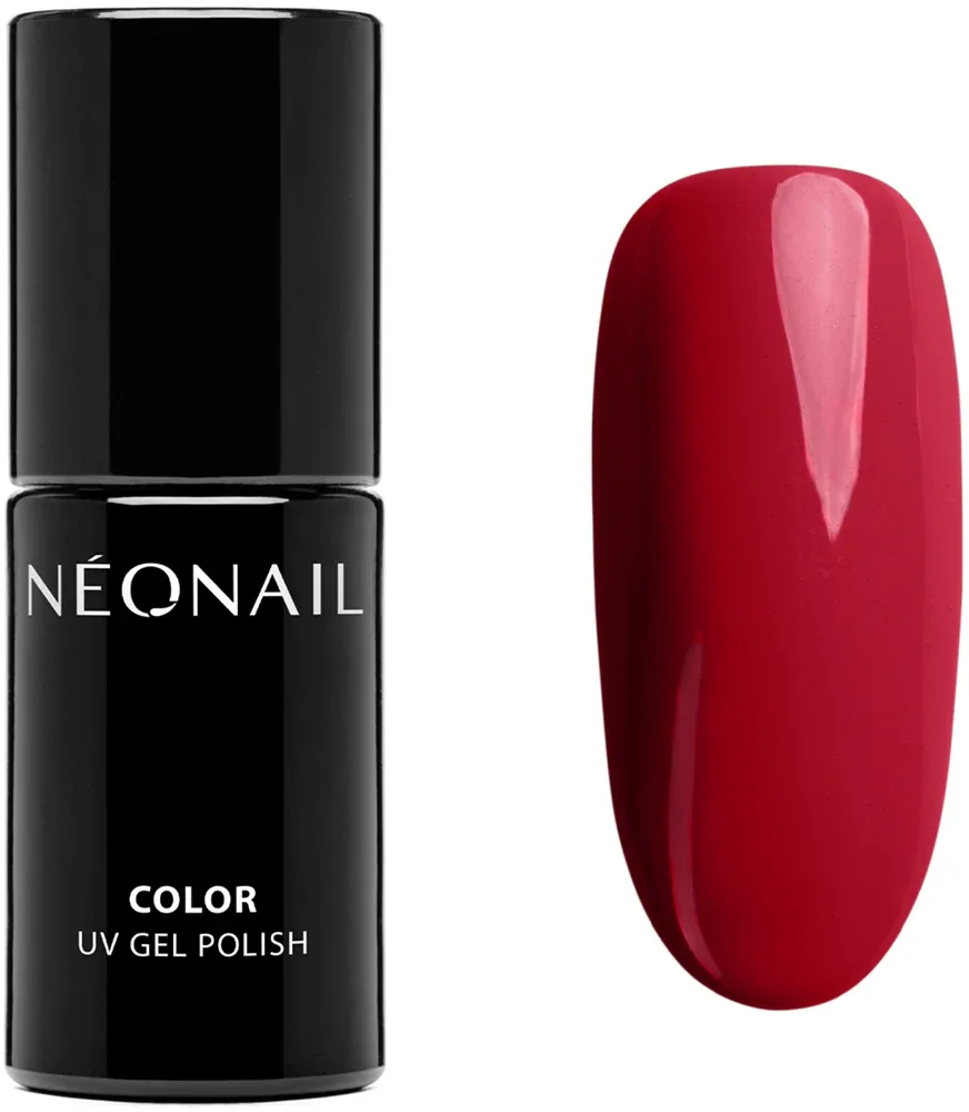 NEONAIL Lady In Red - Гибридный лак для ногтей, 7.2 мл, оттенок Raspberry Red