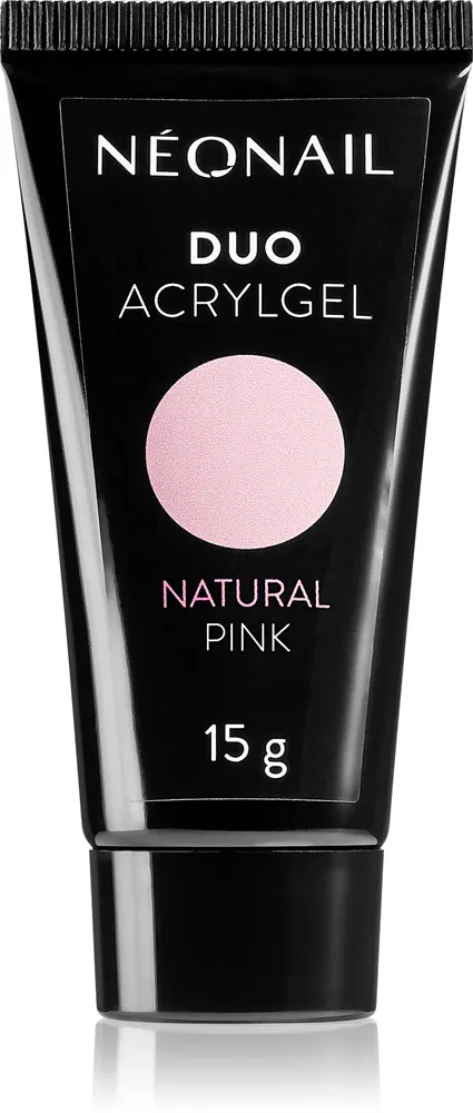 NEONAIL Duo Acrylgel Natural Pink - Гель для гелевых и акриловых ногтей, оттенок Natural Pink 15 г