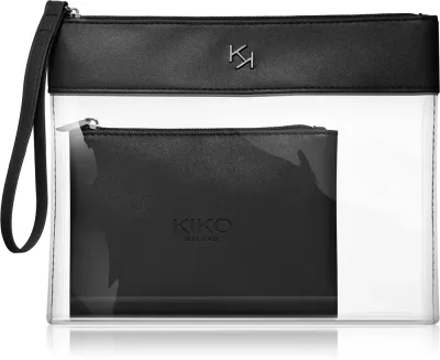 KIKO Milano Transparent Beauty Case - Прозрачная косметичка с чехлом, 1 шт