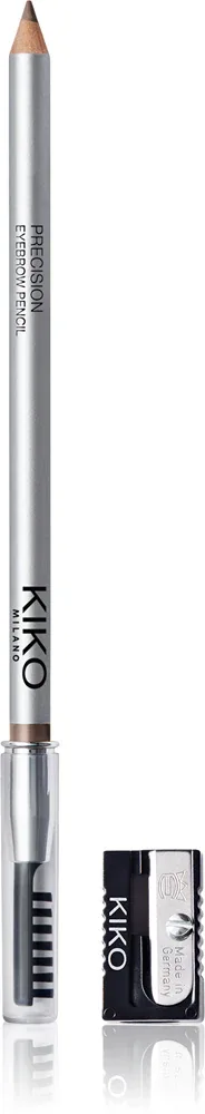 KIKO Milano Eyebrow Micro Precision - Автоматический карандаш для бровей с точилкой, 0.55 г, оттенок 03 Brunettes