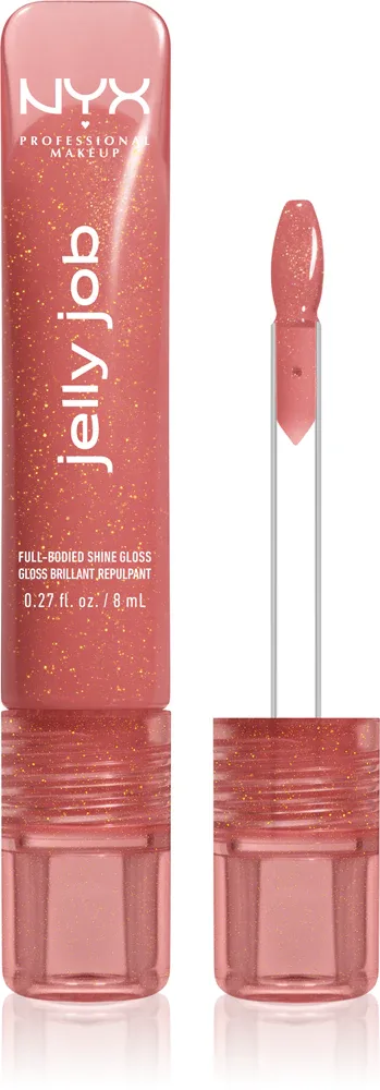 NYX Professional Makeup Jelly Job - Блестящий блеск для губ с эффектом увеличения, 7.5 мл, оттенок Honey It´s Jelly