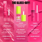 NYX Professional Makeup Jelly Job - Блестящий блеск для губ с эффектом увеличения, 7.5 мл, оттенок Honey It´s Jelly — фото 8
