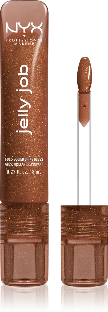 NYX Professional Makeup Jelly Job - Блестящий блеск для губ с эффектом увеличения, 7.5 мл, оттенок Bling Me Jelly