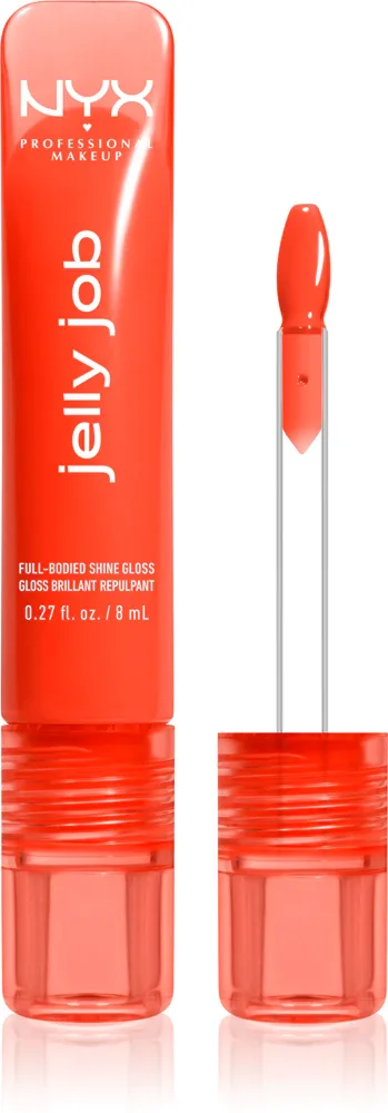 NYX Professional Makeup Jelly Job - Блестящий блеск для губ с эффектом увеличения, 7.5 мл, оттенок Ya Jelly