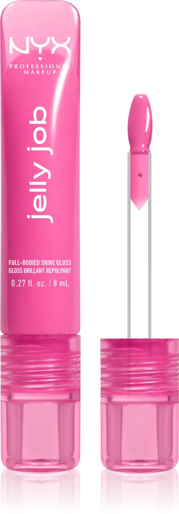 NYX Professional Makeup Jelly Job - Блестящий блеск для губ с эффектом увеличения, 7.5 мл, оттенок Jelly Icing