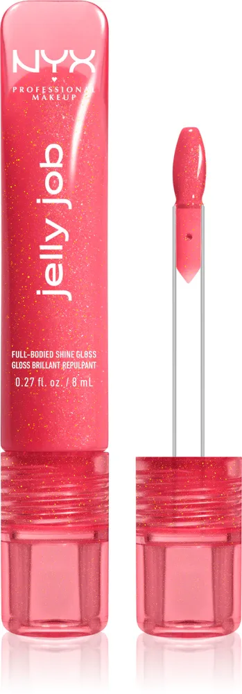 NYX Professional Makeup Jelly Job - Блестящий блеск для губ с эффектом увеличения, 7.5 мл, оттенок Jelly Kiss´d